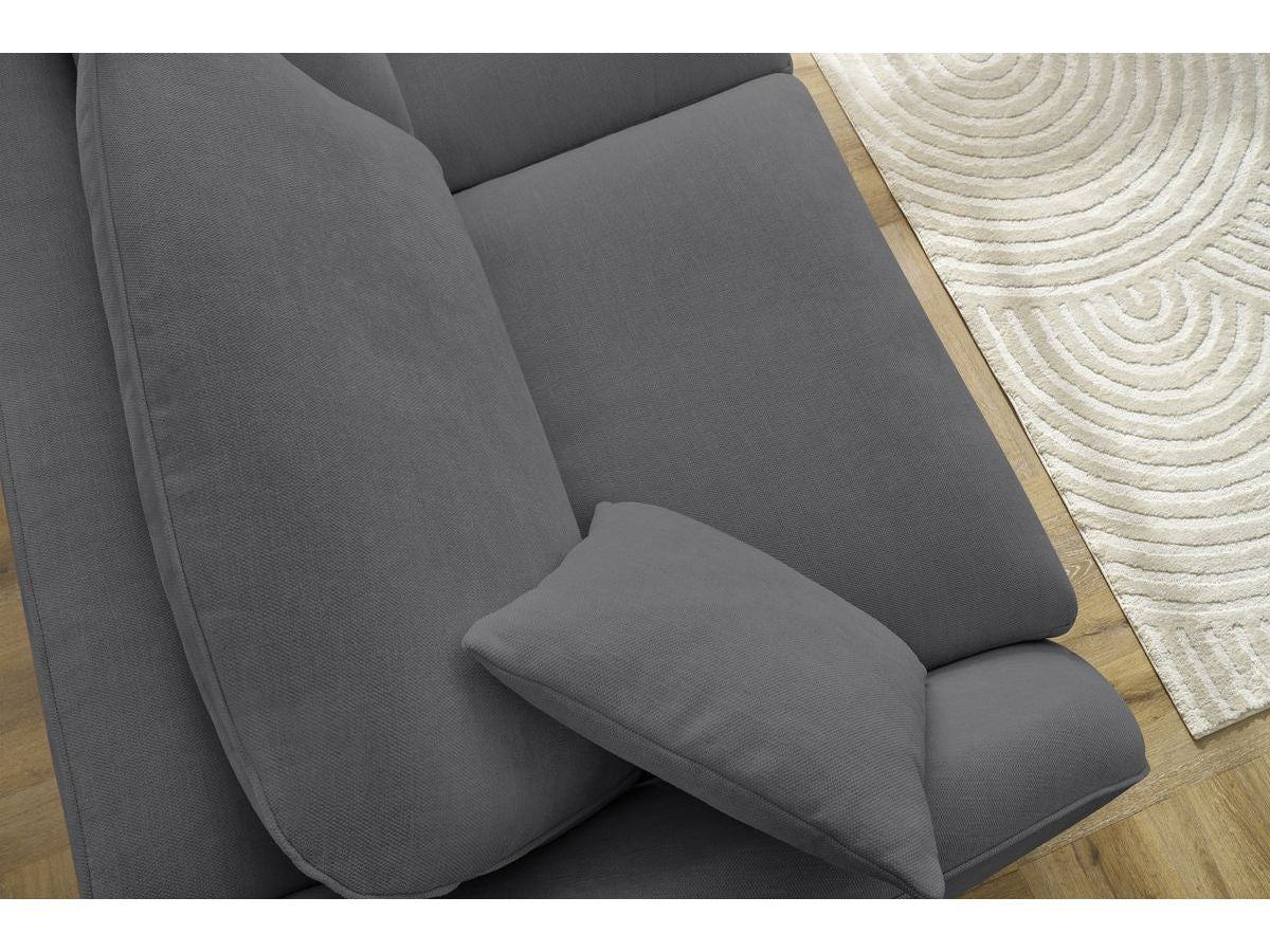Cezanne Straight Sofa Bed with Express Opening and Smooth Fabric