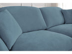 Cezanne Straight Sofa Bed with Express Opening and Smooth Fabric