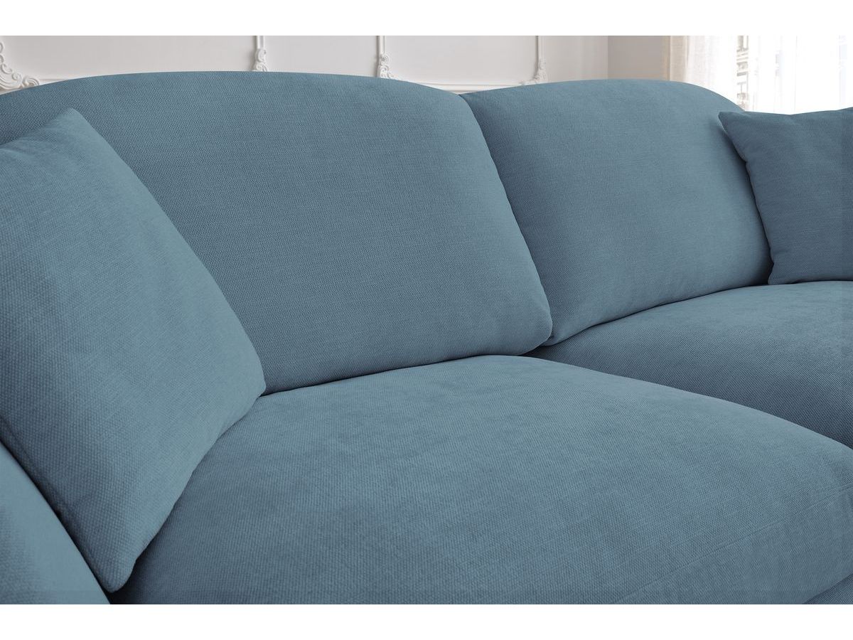 Cezanne Straight Sofa Bed with Express Opening and Smooth Fabric