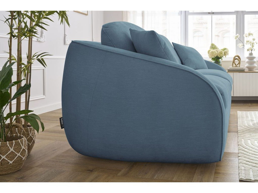Cezanne Straight Sofa Bed with Express Opening and Smooth Fabric