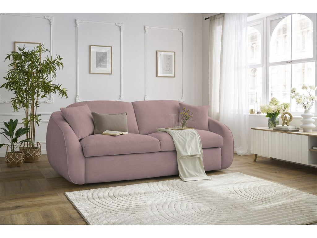 Cezanne Straight Sofa Bed with Express Opening and Smooth Fabric
