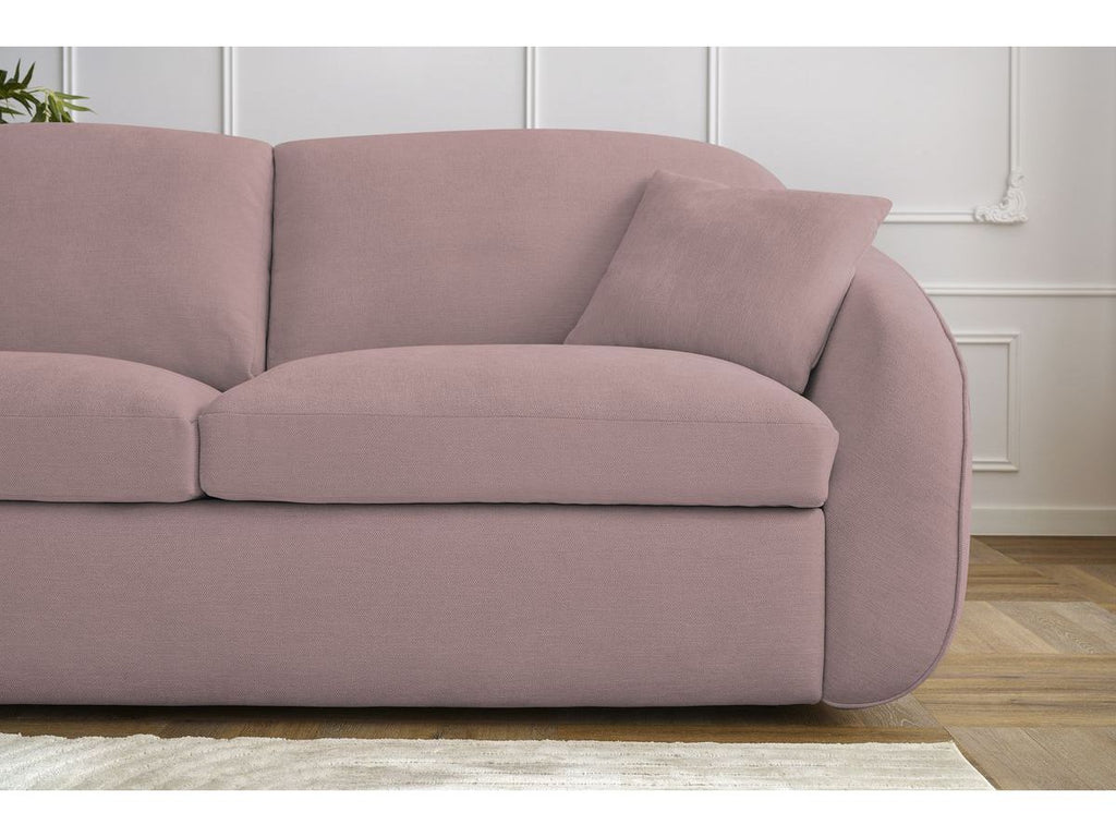 Cezanne Straight Sofa Bed with Express Opening and Smooth Fabric