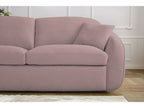 Cezanne Straight Sofa Bed with Express Opening and Smooth Fabric