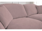 Cezanne Straight Sofa Bed with Express Opening and Smooth Fabric