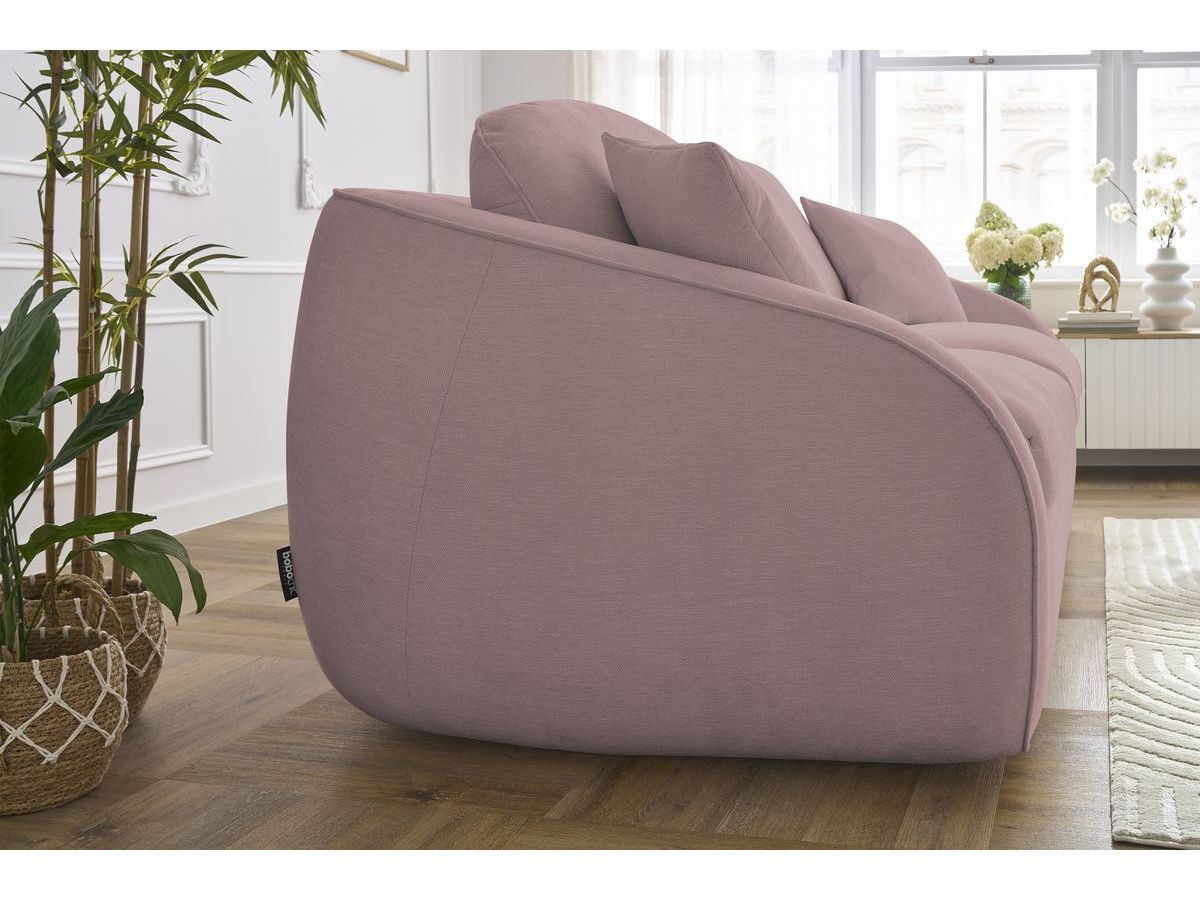 Cezanne Straight Sofa Bed with Express Opening and Smooth Fabric