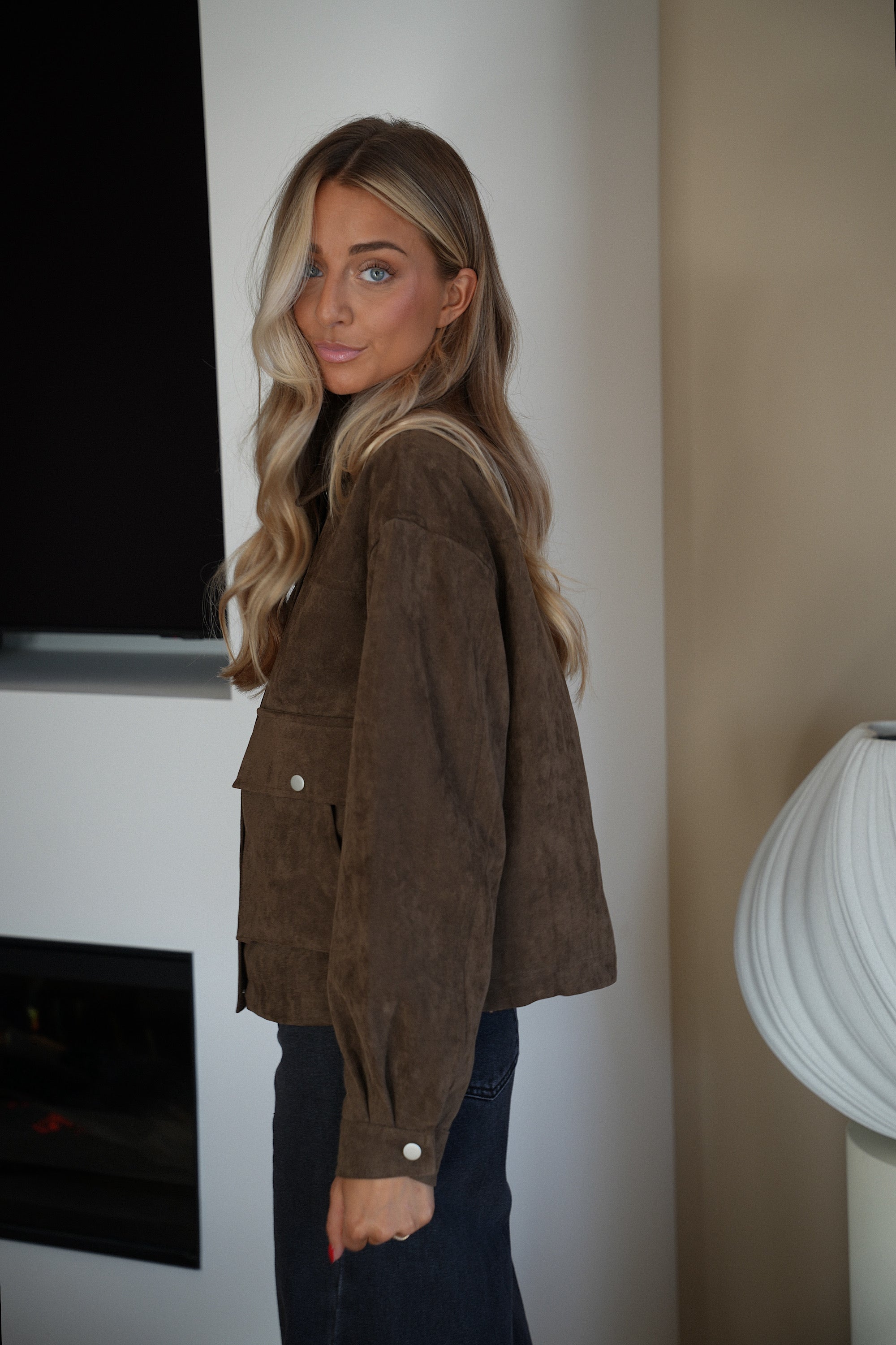 Rebeca Chocolat - Suede Jacket