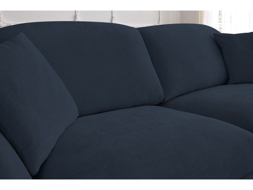 Cezanne Straight Sofa Bed with Express Opening and Smooth Fabric