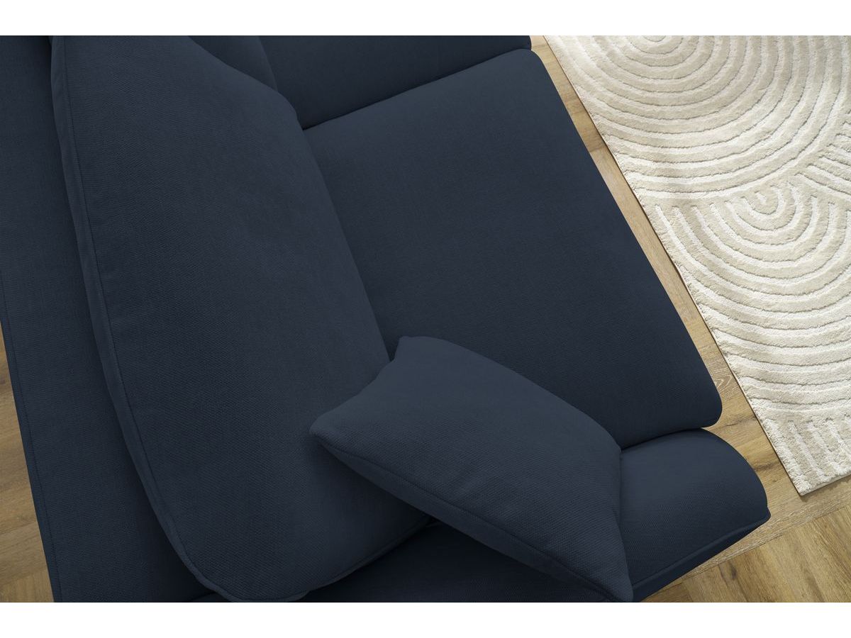 Cezanne Straight Sofa Bed with Express Opening and Smooth Fabric