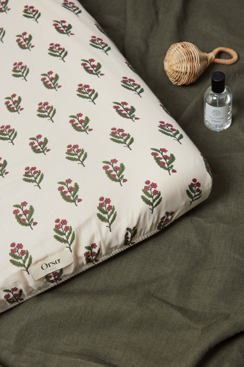 Housse De Matelas À Langer - Bougainvillier