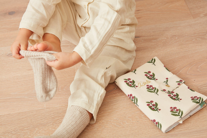 Protège Carnet De Santé Personnalisé - Bougainvillier