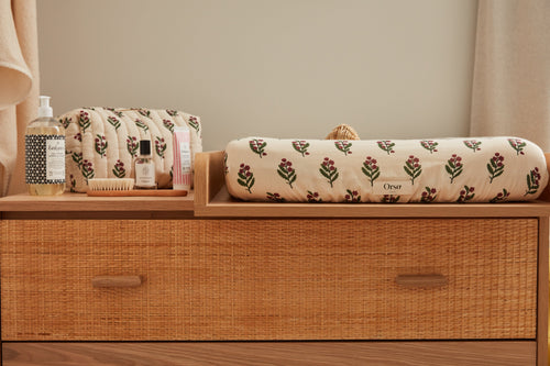 Housse De Matelas À Langer - Bougainvillier