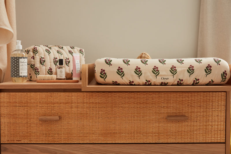 Housse De Matelas À Langer - Bougainvillier