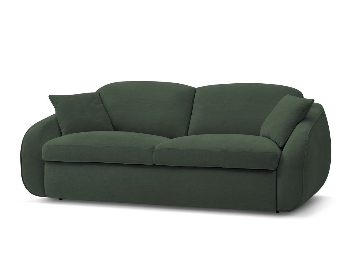 Cezanne Straight Sofa Bed with Express Opening and Smooth Fabric