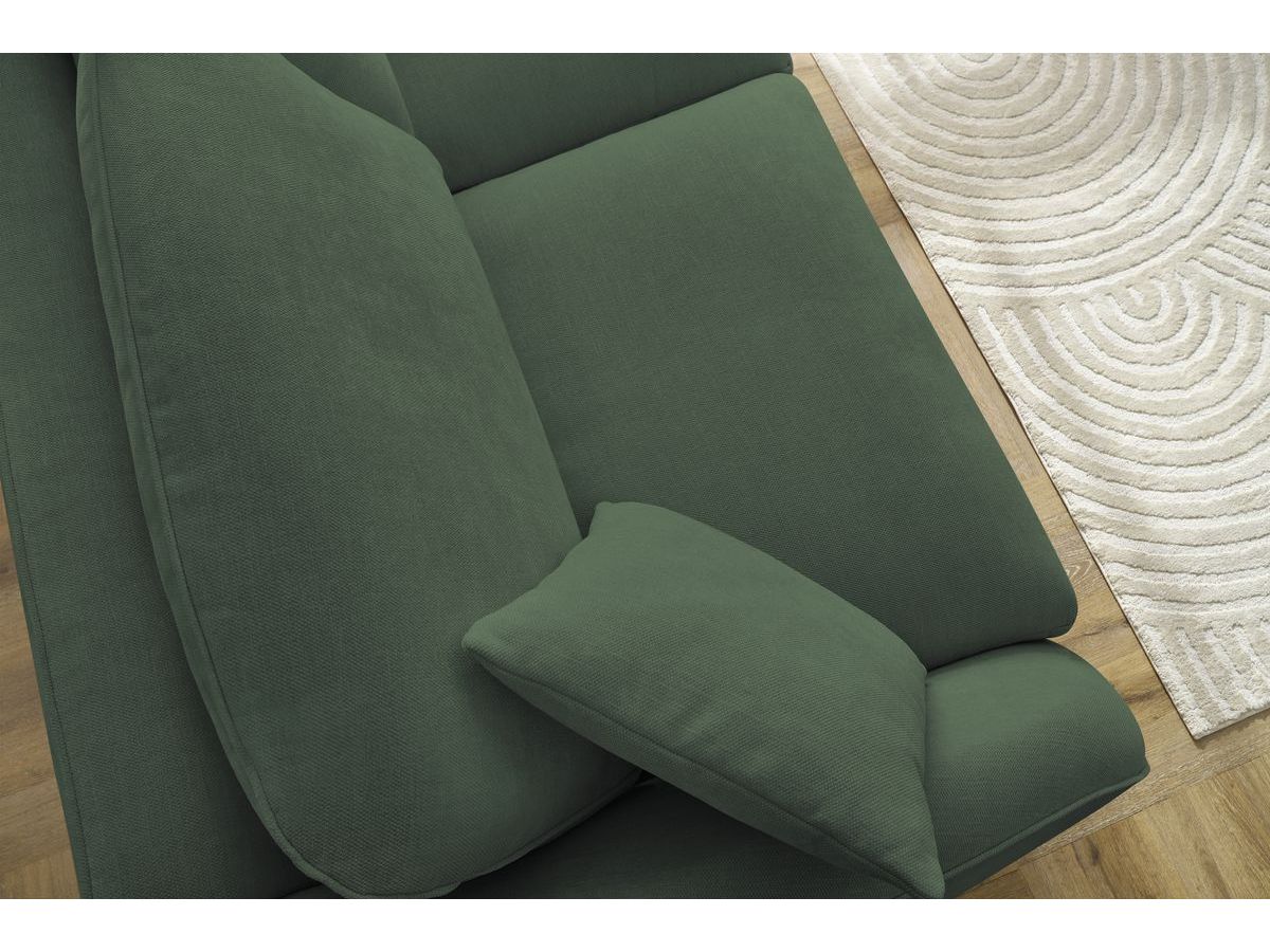 Cezanne Straight Sofa Bed with Express Opening and Smooth Fabric