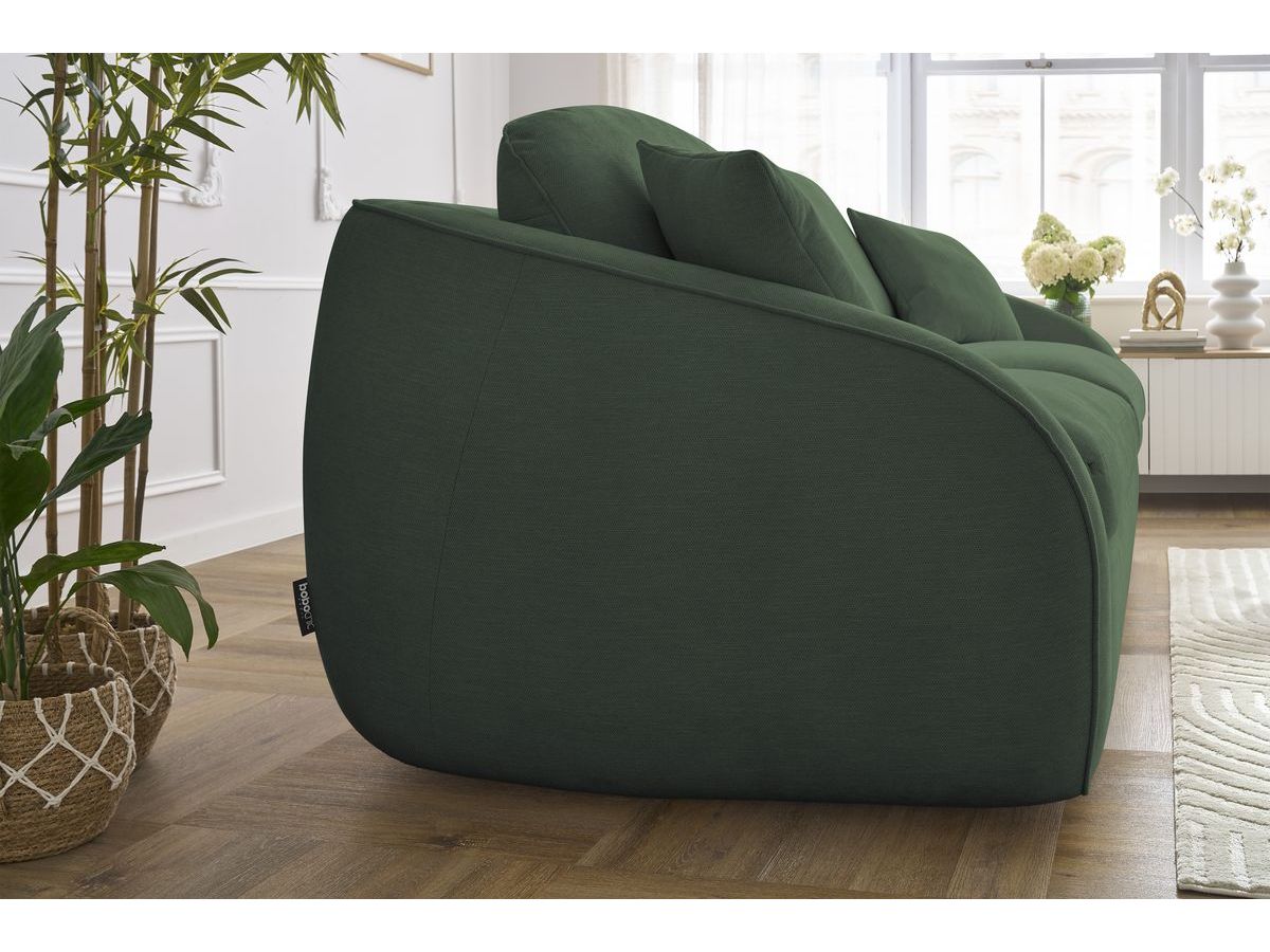 Cezanne Straight Sofa Bed with Express Opening and Smooth Fabric