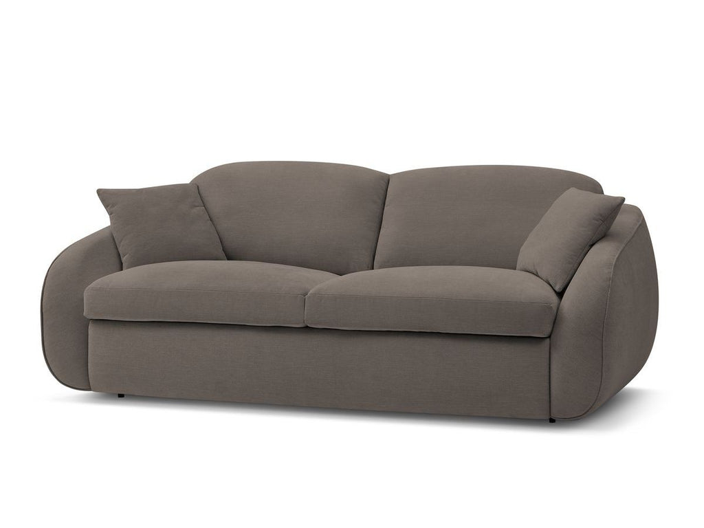 Cezanne Straight Sofa Bed with Express Opening and Smooth Fabric