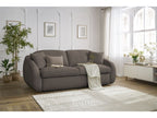 Cezanne Straight Sofa Bed with Express Opening and Smooth Fabric