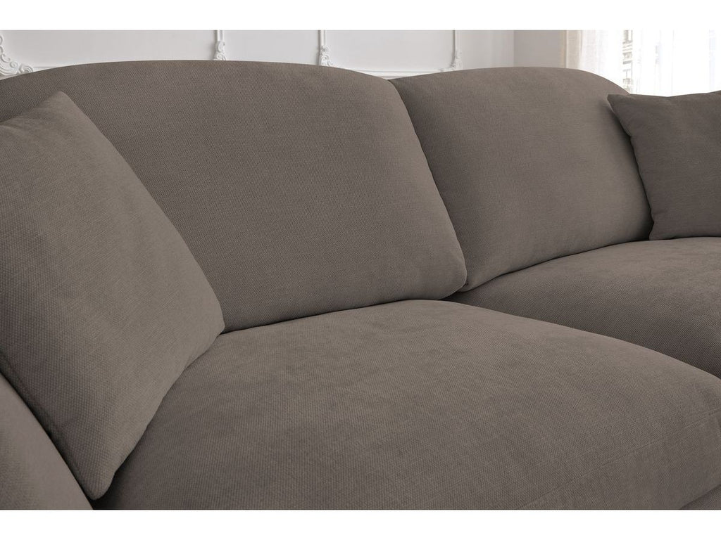 Cezanne Straight Sofa Bed with Express Opening and Smooth Fabric