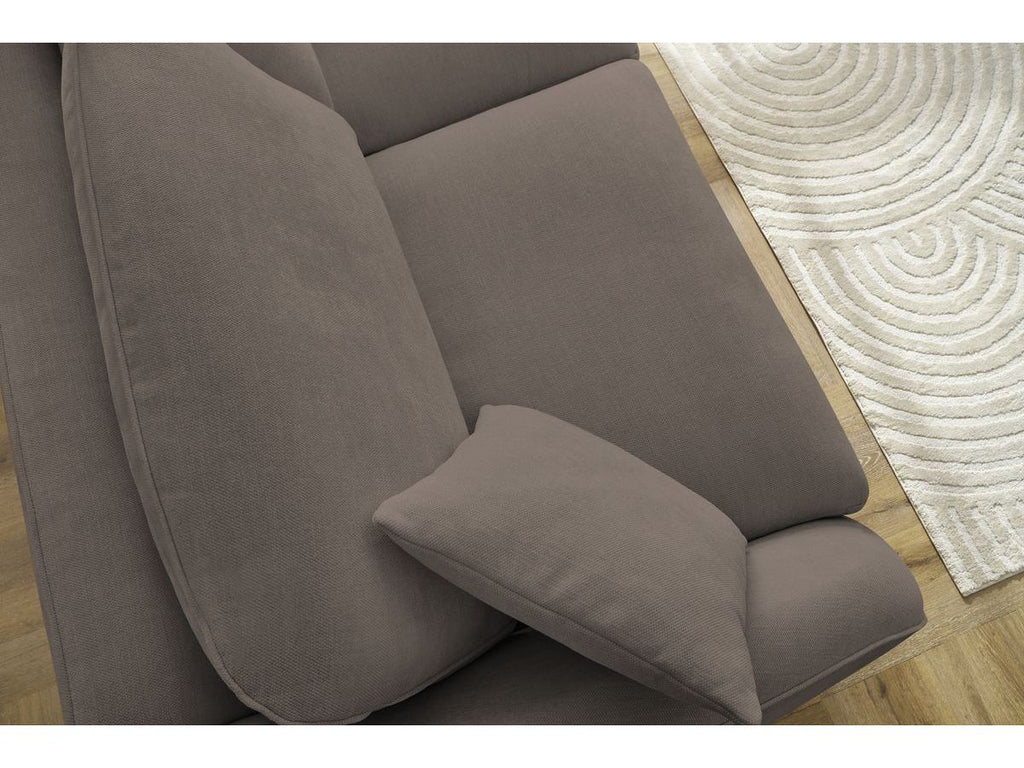 Cezanne Straight Sofa Bed with Express Opening and Smooth Fabric