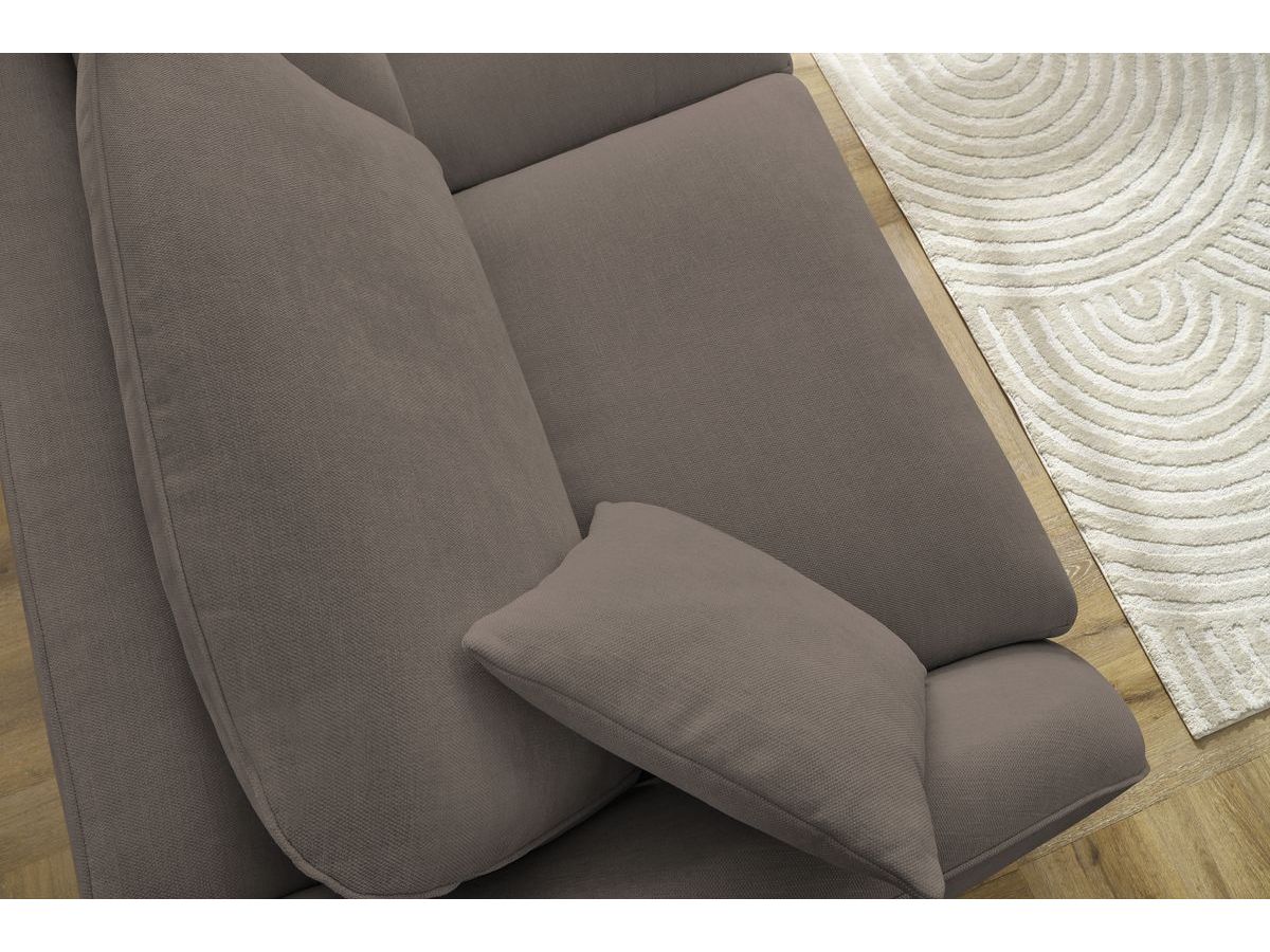 Cezanne Straight Sofa Bed with Express Opening and Smooth Fabric