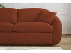 Cezanne Straight Sofa Bed with Express Opening and Smooth Fabric