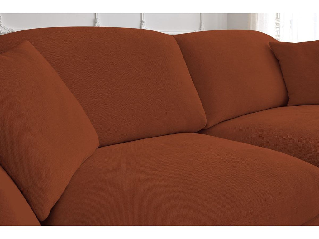 Cezanne Straight Sofa Bed with Express Opening and Smooth Fabric