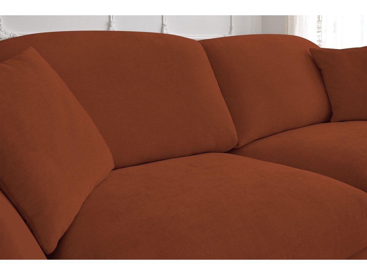 Cezanne Straight Sofa Bed with Express Opening and Smooth Fabric
