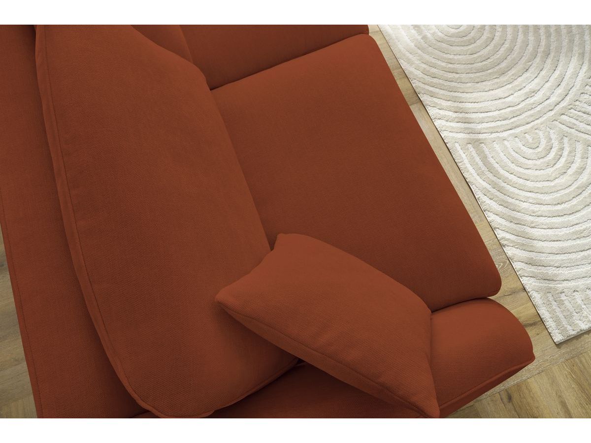 Cezanne Straight Sofa Bed with Express Opening and Smooth Fabric