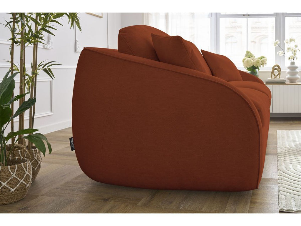 Cezanne Straight Sofa Bed with Express Opening and Smooth Fabric