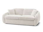 Cezanne - Straight Sofa Bed with Express Opening - Bouclé Fabric