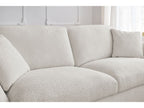 Cezanne - Straight Sofa Bed with Express Opening - Bouclé Fabric