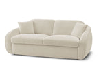 Cezanne - Straight Sofa Bed with Express Opening - Bouclé Fabric