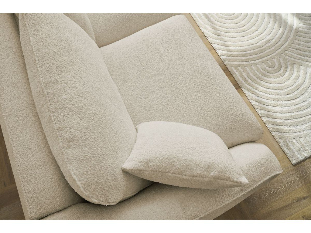 Cezanne - Straight Sofa Bed with Express Opening - Bouclé Fabric