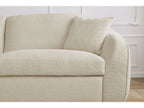 Cezanne - Straight Sofa Bed with Express Opening - Bouclé Fabric