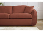 Cezanne - Straight Sofa Bed with Express Opening - Bouclé Fabric