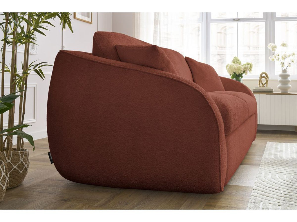 Cezanne - Straight Sofa Bed with Express Opening - Bouclé Fabric