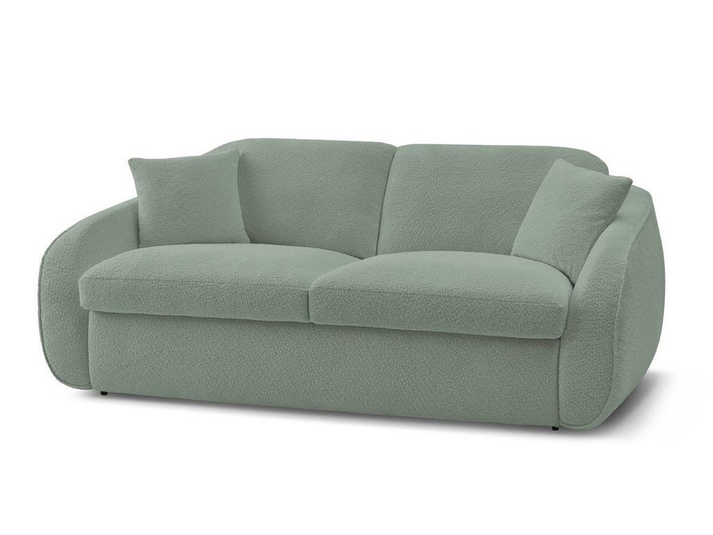 Cezanne - Straight Sofa Bed with Express Opening - Bouclé Fabric