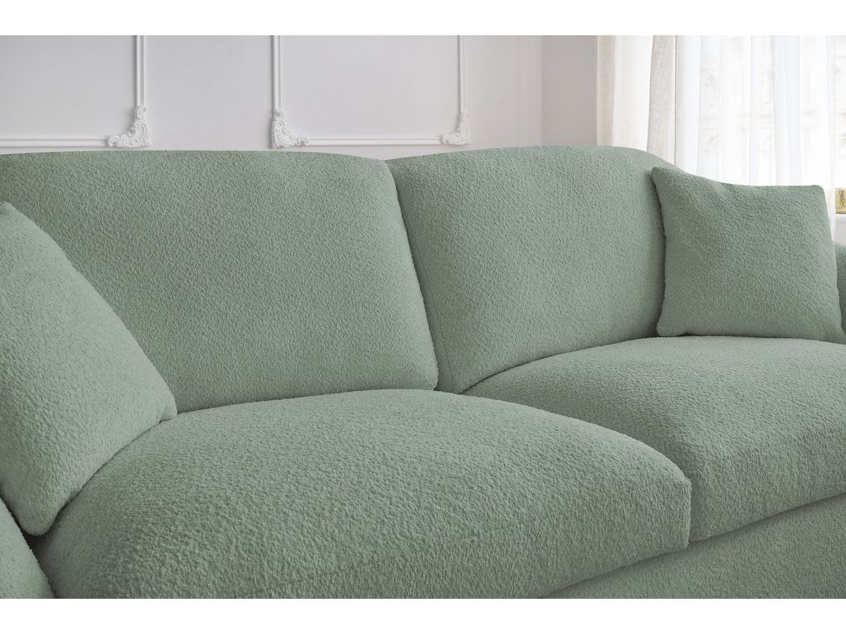 Cezanne - Straight Sofa Bed with Express Opening - Bouclé Fabric