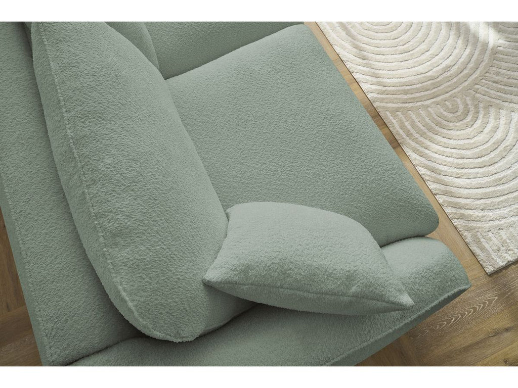 Cezanne - Straight Sofa Bed with Express Opening - Bouclé Fabric
