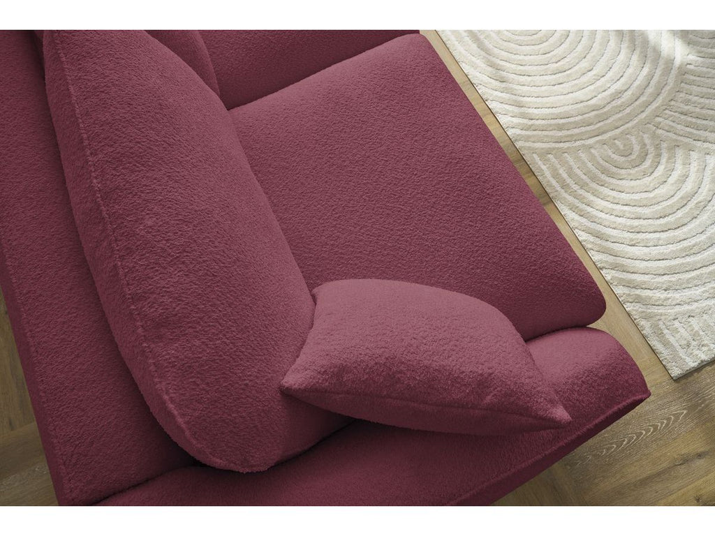Cezanne - Straight Sofa Bed with Express Opening - Bouclé Fabric