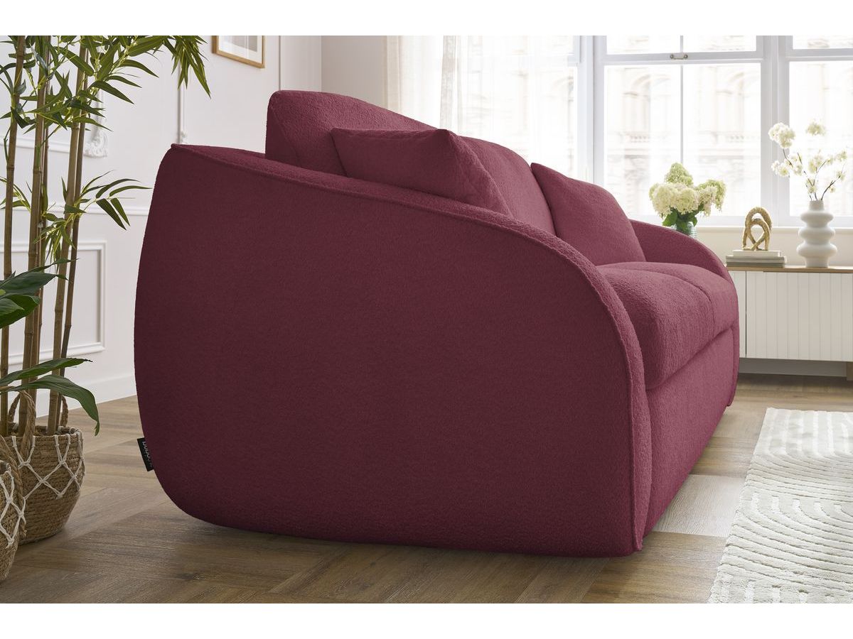 Cezanne - Straight Sofa Bed with Express Opening - Bouclé Fabric