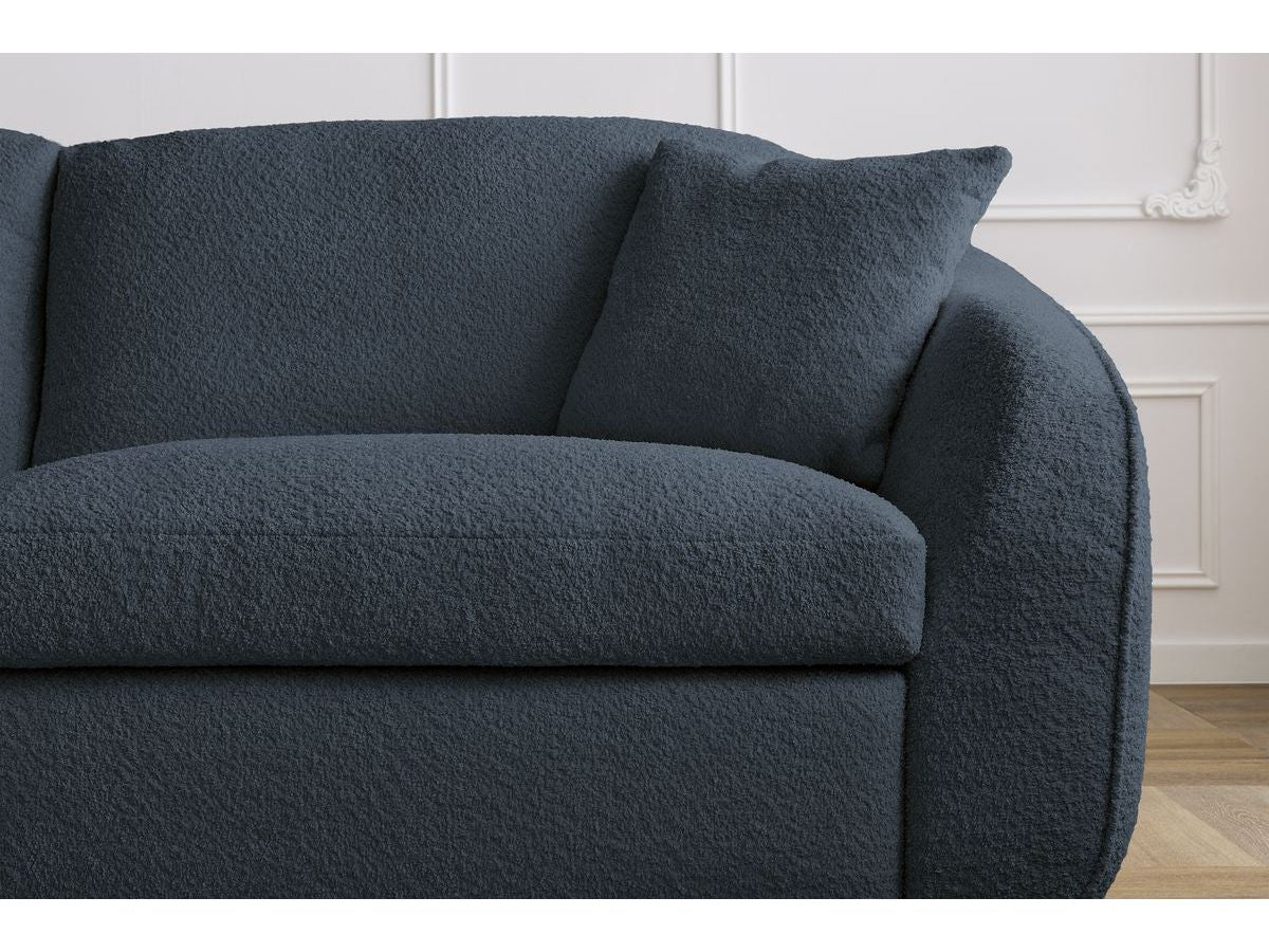 Cezanne - Straight Sofa Bed with Express Opening - Bouclé Fabric