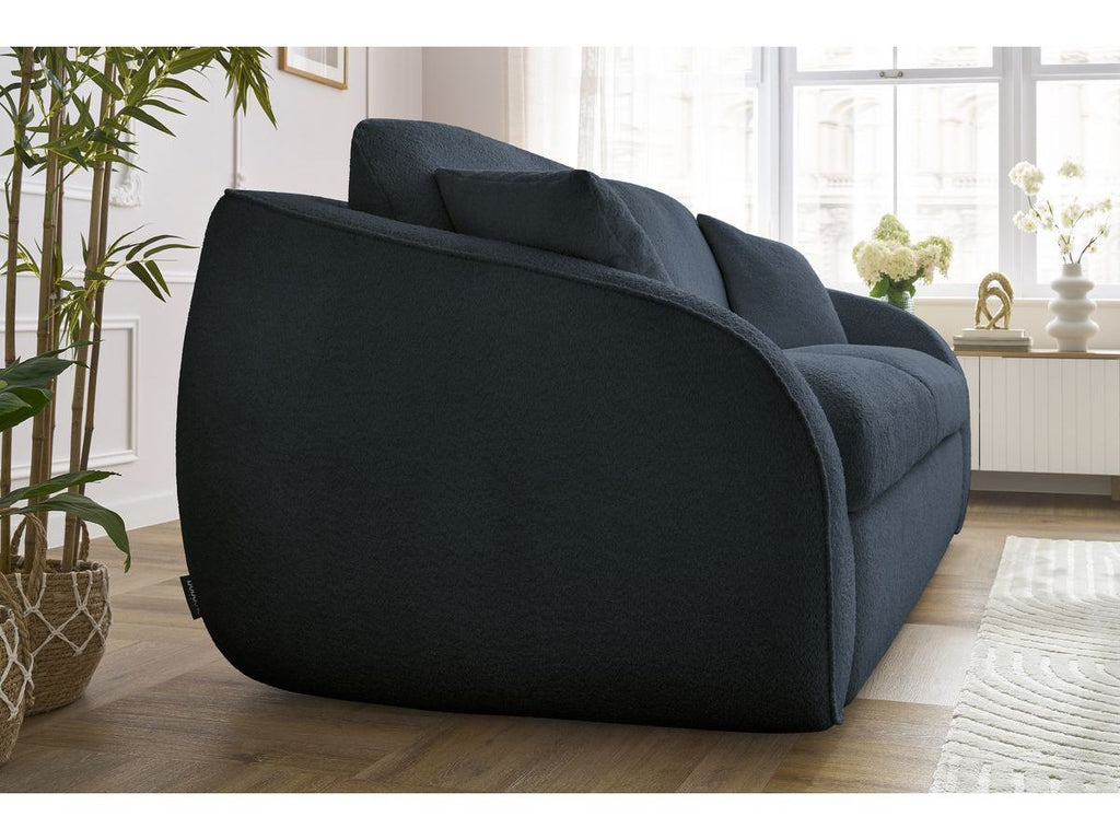 Cezanne - Straight Sofa Bed with Express Opening - Bouclé Fabric