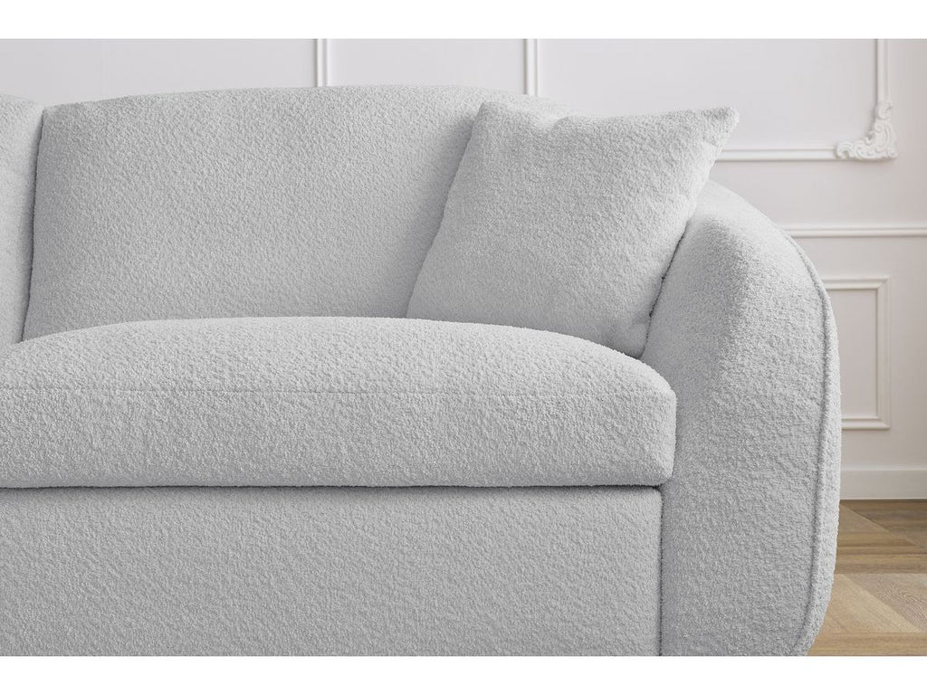 Cezanne - Straight Sofa Bed with Express Opening - Bouclé Fabric