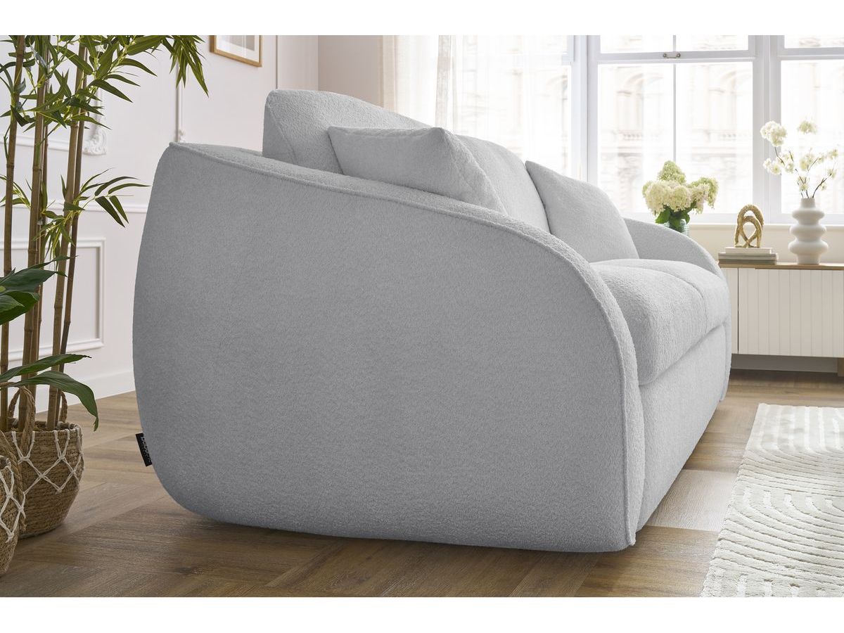 Cezanne - Straight Sofa Bed with Express Opening - Bouclé Fabric