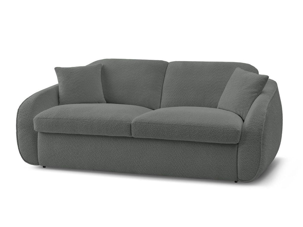 Cezanne - Straight Sofa Bed with Express Opening - Bouclé Fabric