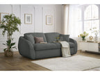 Cezanne - Straight Sofa Bed with Express Opening - Bouclé Fabric