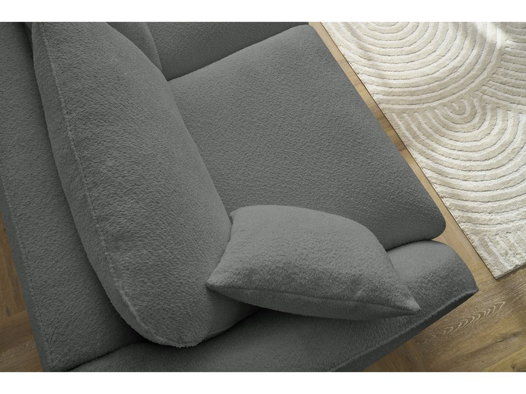 Cezanne - Straight Sofa Bed with Express Opening - Bouclé Fabric