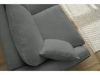 Cezanne - Straight Sofa Bed with Express Opening - Bouclé Fabric