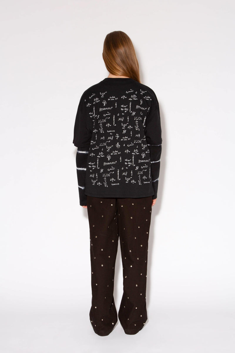 T-SHIRT HOMER ICON CHARBON